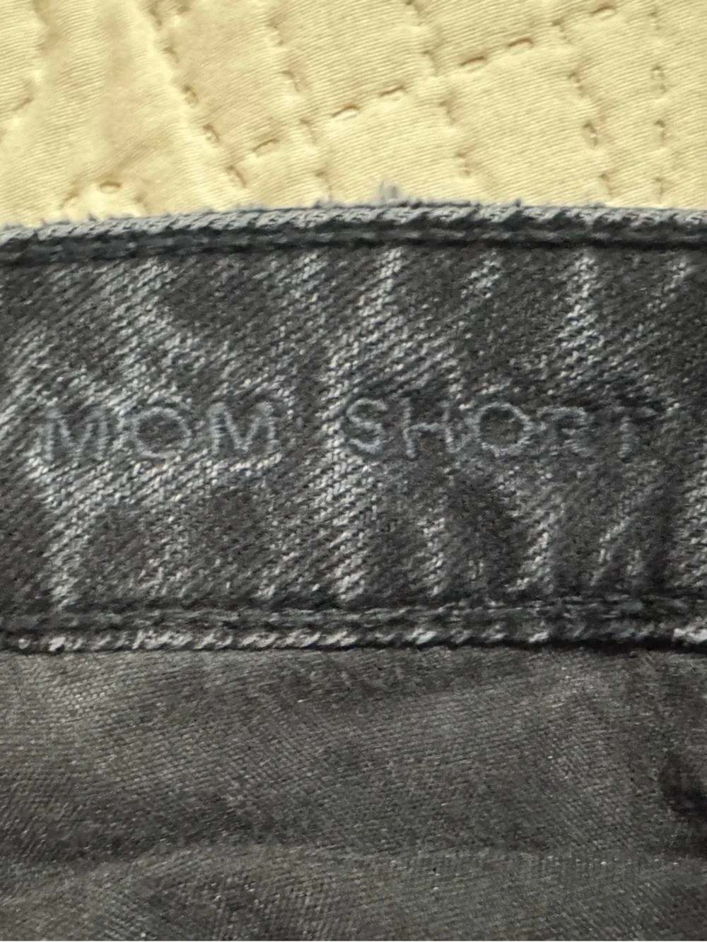 American Eagle Outfitters Distressed Black Denim Cutoff Shorts - Picture 3 of 4